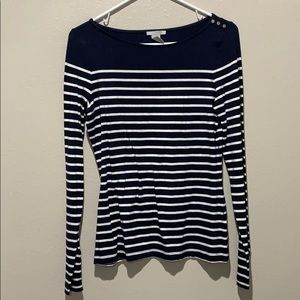 H&M striped long sleeve shirt